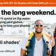 40% off Sitewide | Sunglass Warehouse | Use code GRILL40